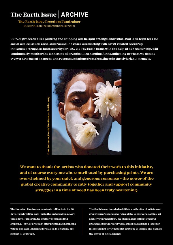 THE EARTH ISSUE FREEDOM FUNDRAISER