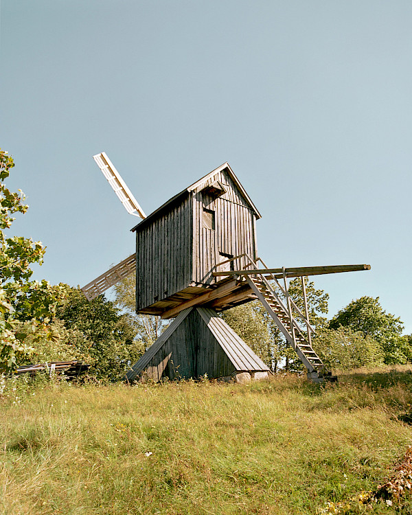 WINDMILL LOCATED IN Härkäpää THE MAIN VILLAGE OF THE ISLAND